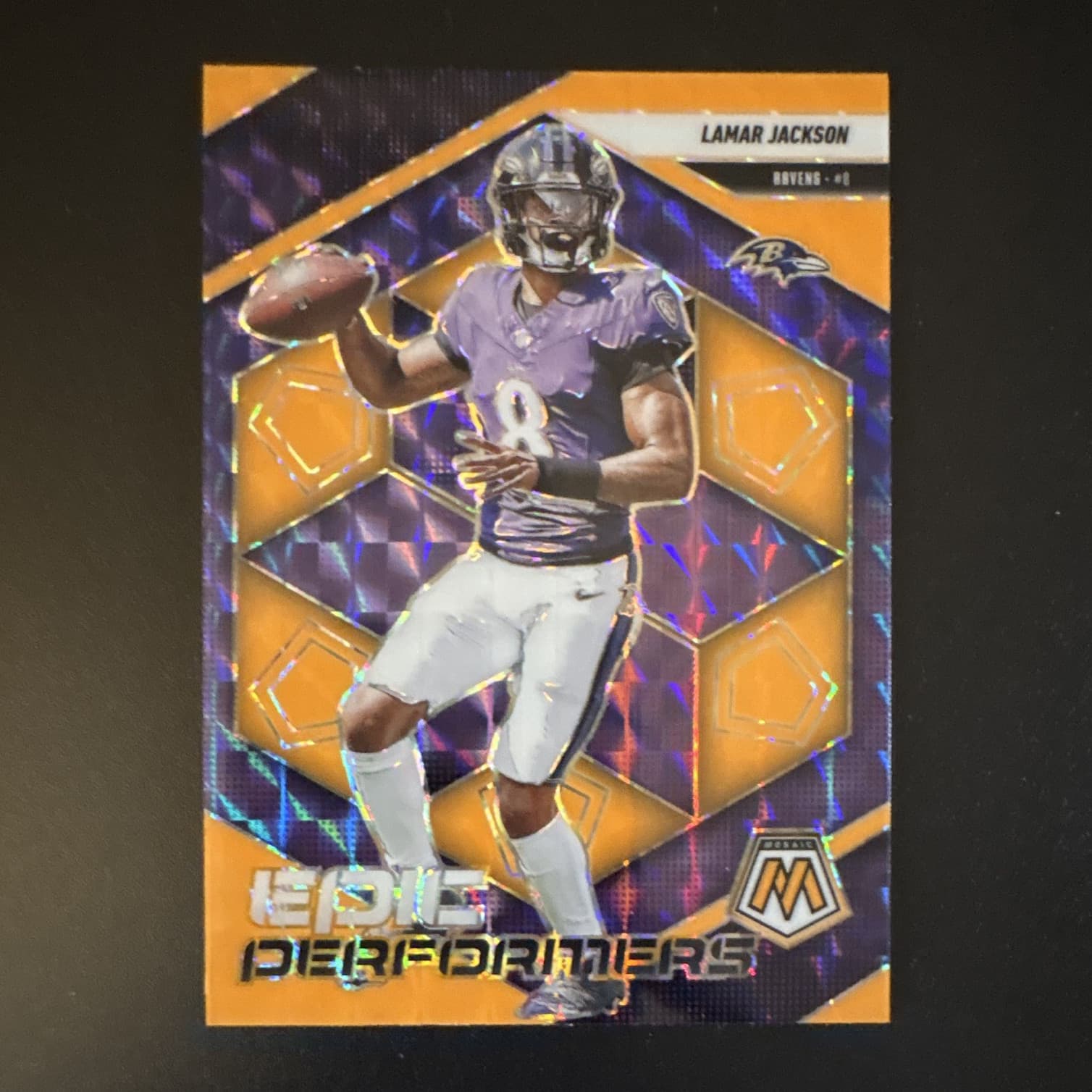 Lamar Jackson Epic 2025 Panini Mosaic 2025 Panini Mosaic