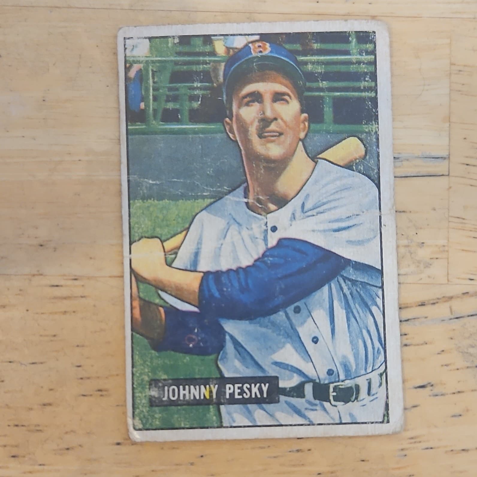Johnny Pesky Boston 1951 Bowman