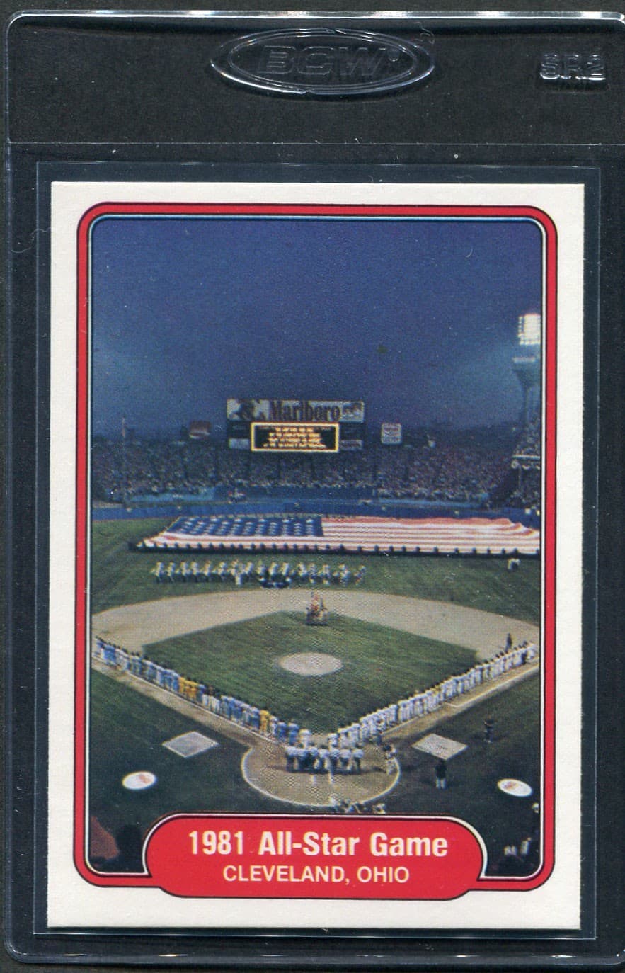 All Star Game 1982 Fleer 1982 Fleer