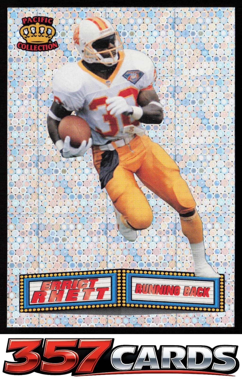 Football Errict Rhett 1994 Pacific 1994 Pacific