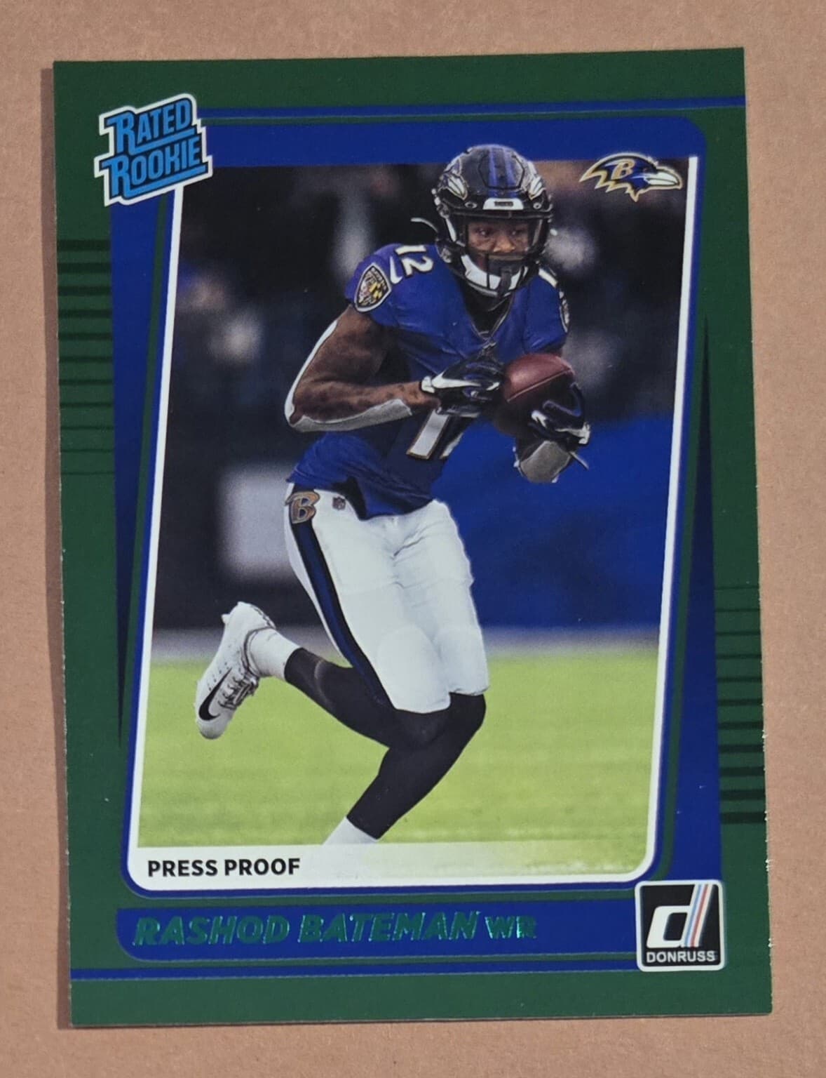 Rashod Bateman Green 2021 Donruss