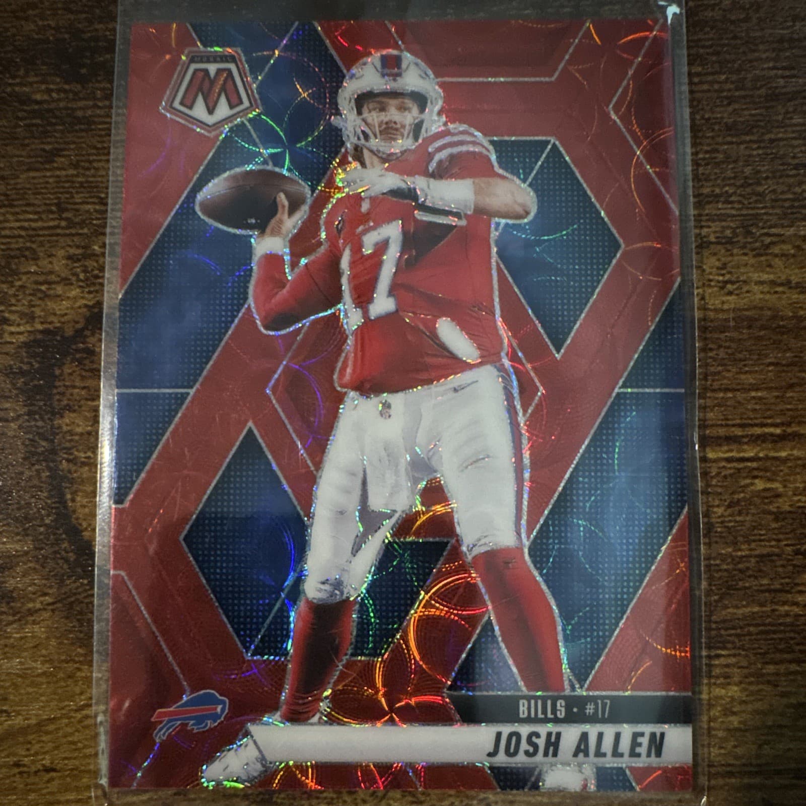 Red Mosaic Football 2025 Panini 2025 Panini