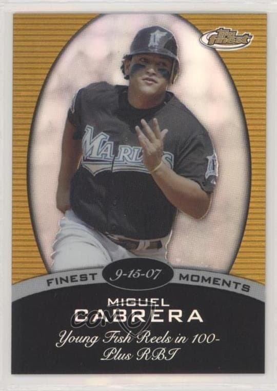 Moments Gold Miguel 2008 Topps Finest