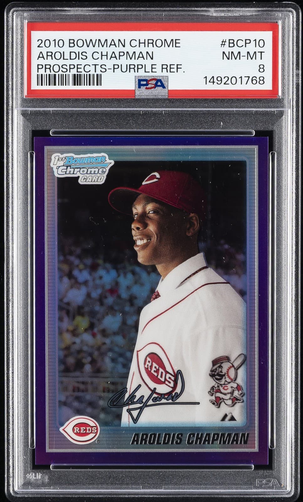PROSPECTS PURPLE AROLDIS CHAPM 2010 Bowman Chrome 2010 Bowman Chrome