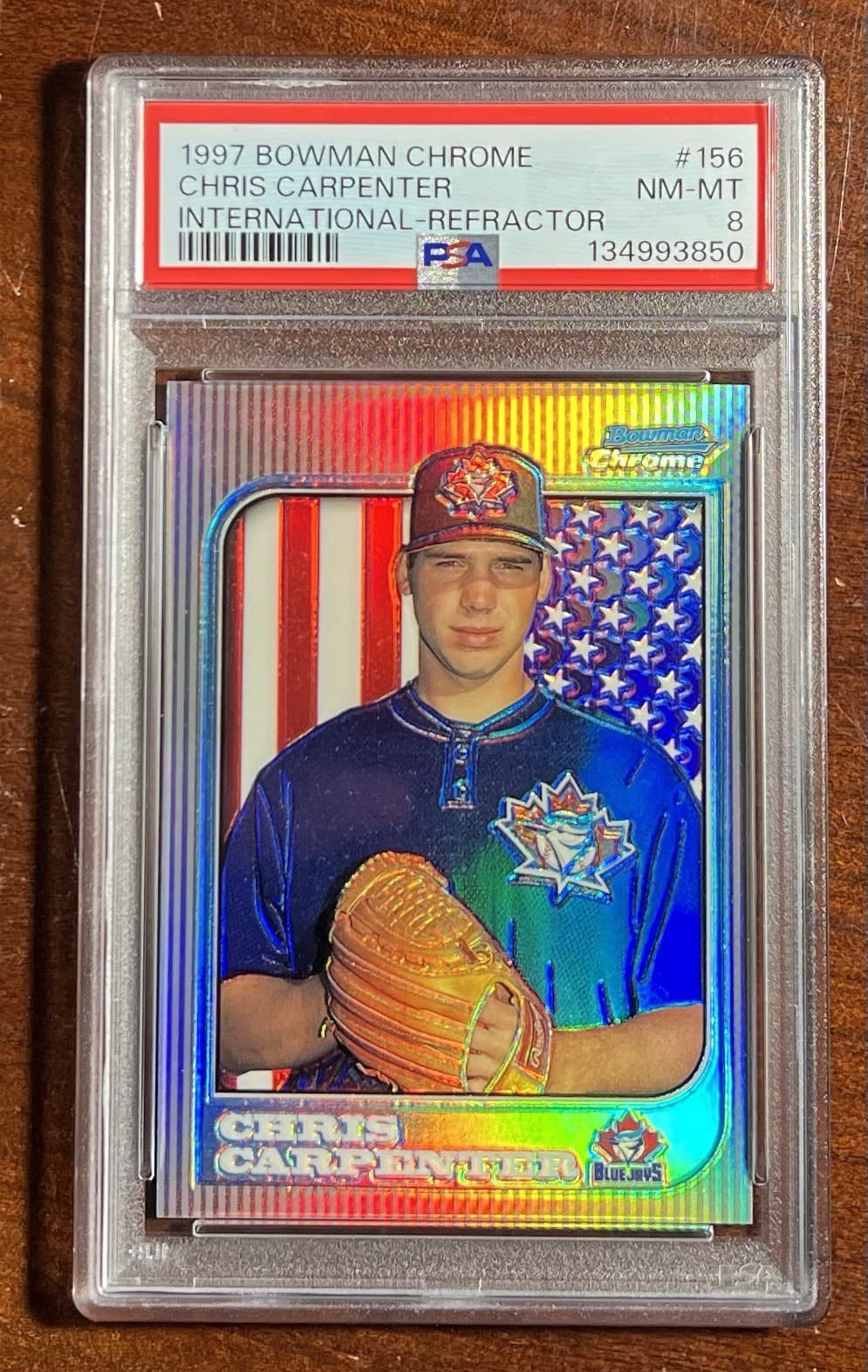 Chris Carpenter 1997 Bowman Chrome 1997 Bowman Chrome refractor