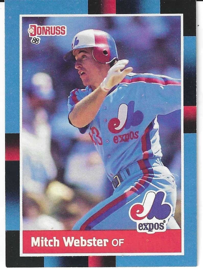 BASEBALL MITCH WEBSTER #257