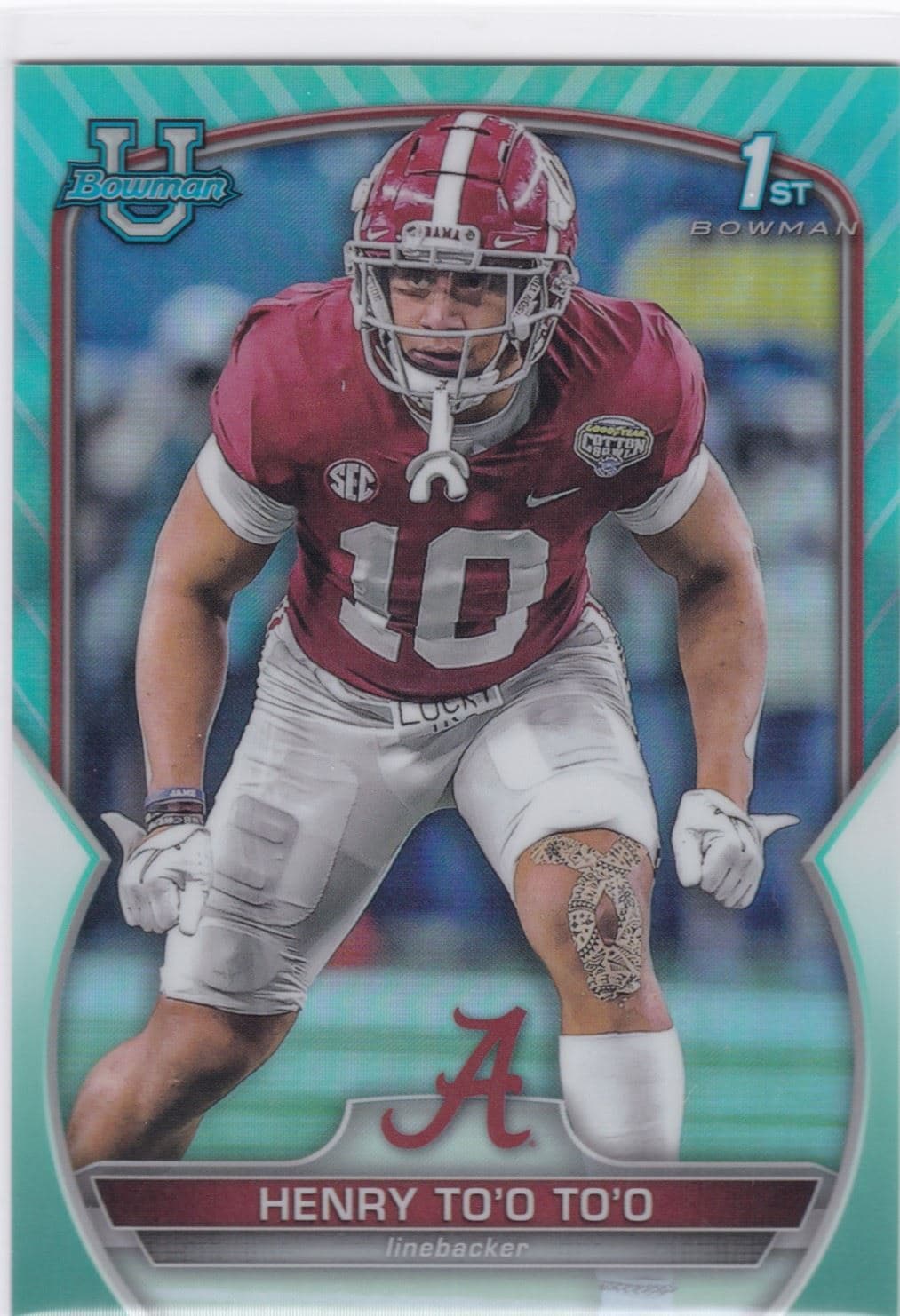 University Aqua Henry 2022 Bowman Chrome 2022 Bowman Chrome