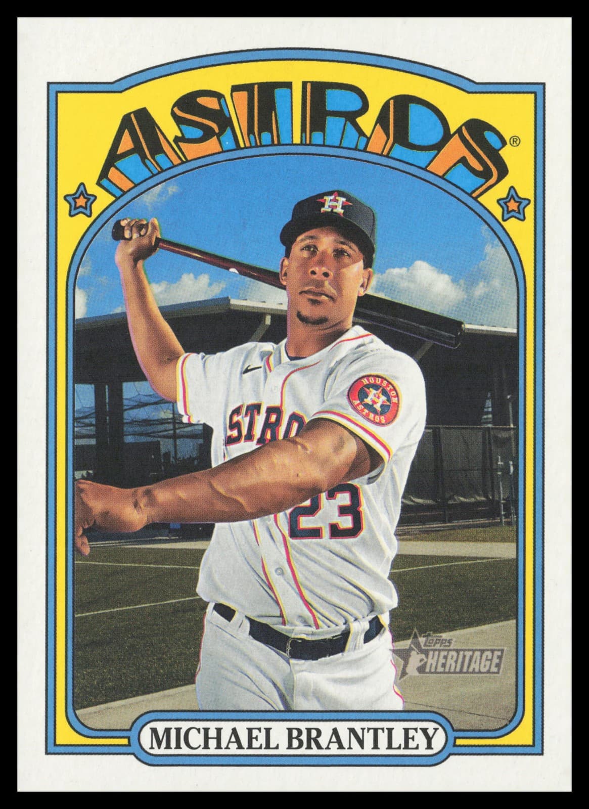 Michael Brantley Houston 2021 Topps Heritage