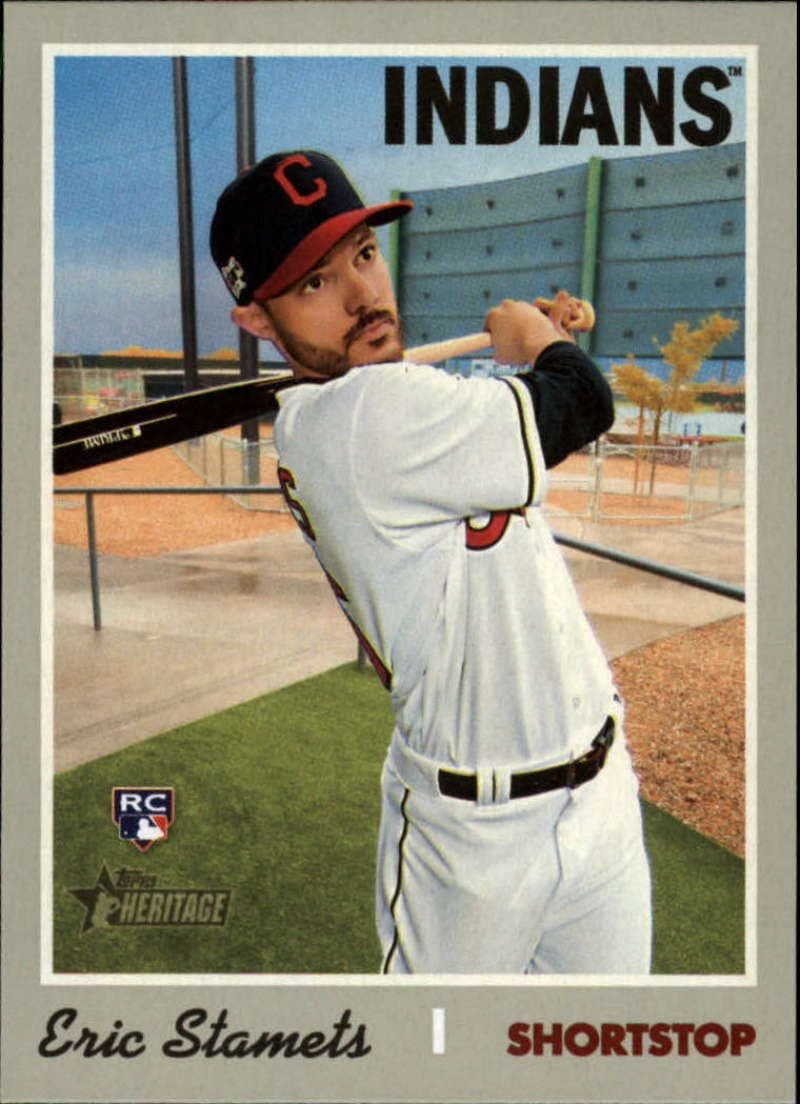HIGH NUMBER ERIC STAMETS CLEVE 2019 Topps Heritage 2019 Topps Heritage