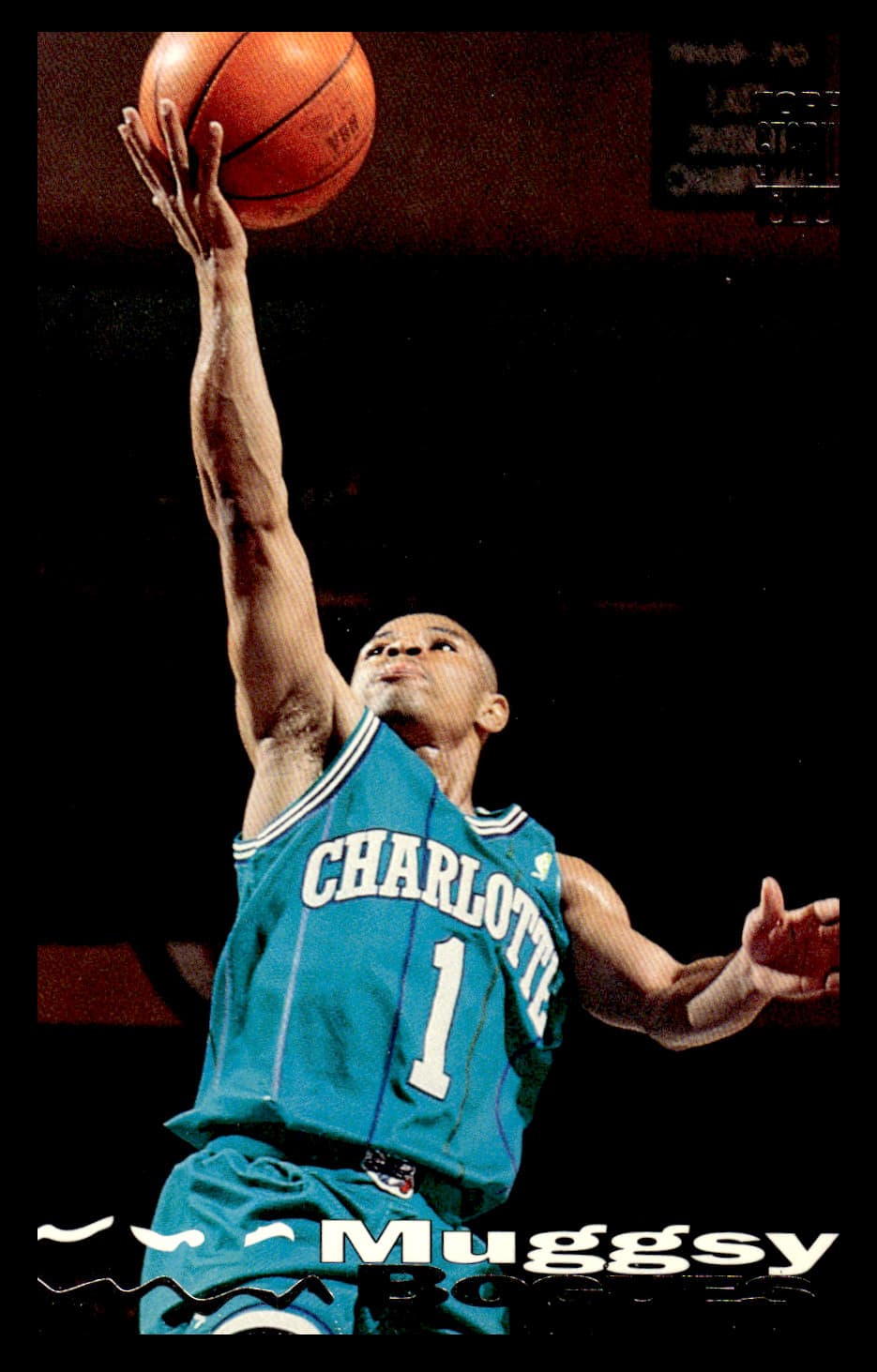 Muggsy Bogues Charlotte 1993 Topps Stadium Club
