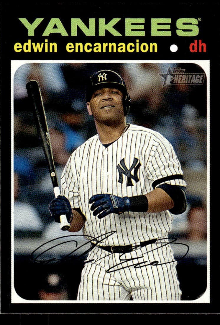 Edwin Encarnacion New 2020 Topps Heritage