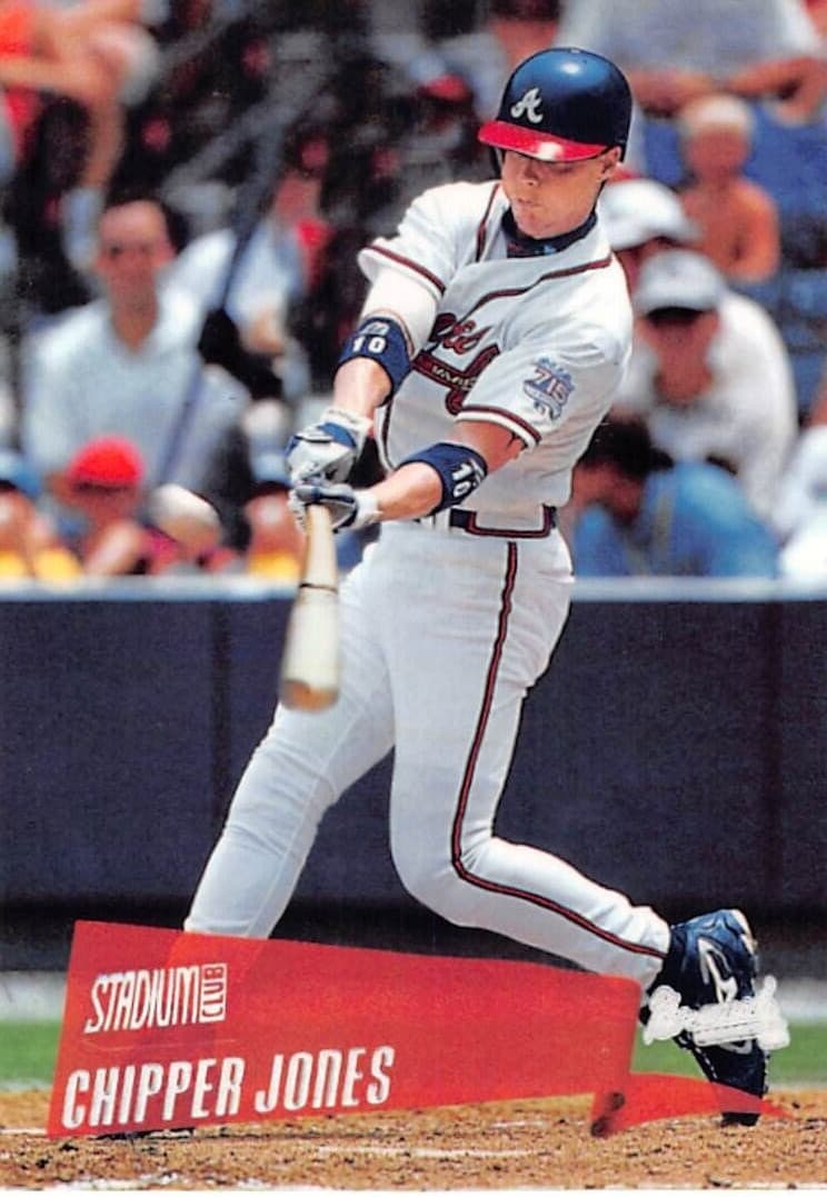 Baseball Chipper Jones 2000 Topps Stadium Club 2000 Topps Stadium Club