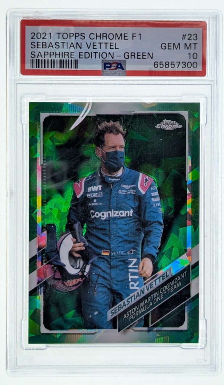 Sapphire Formula 2021 Topps Chrome 2021 Topps Chrome green