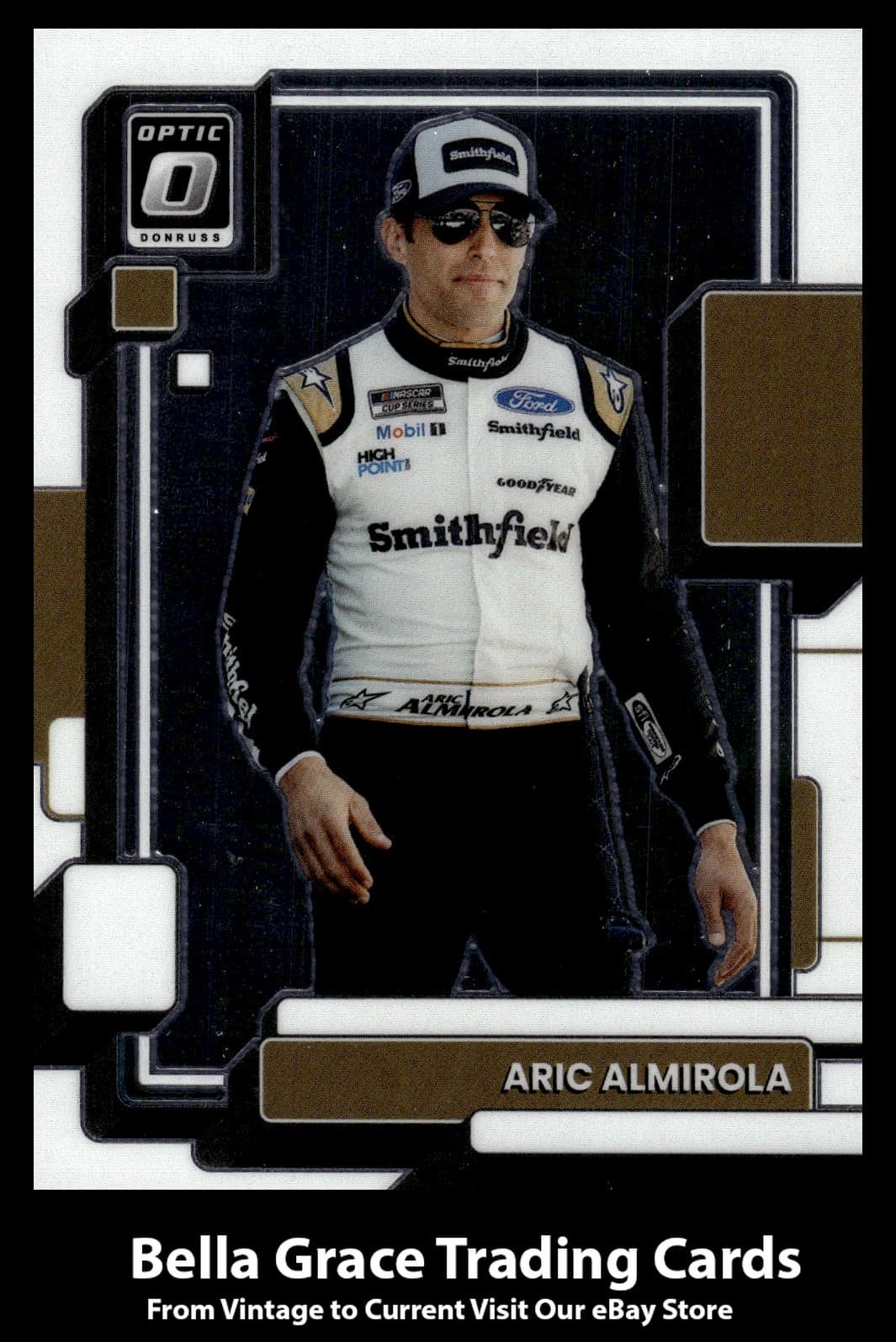 Aric Almirola trading card