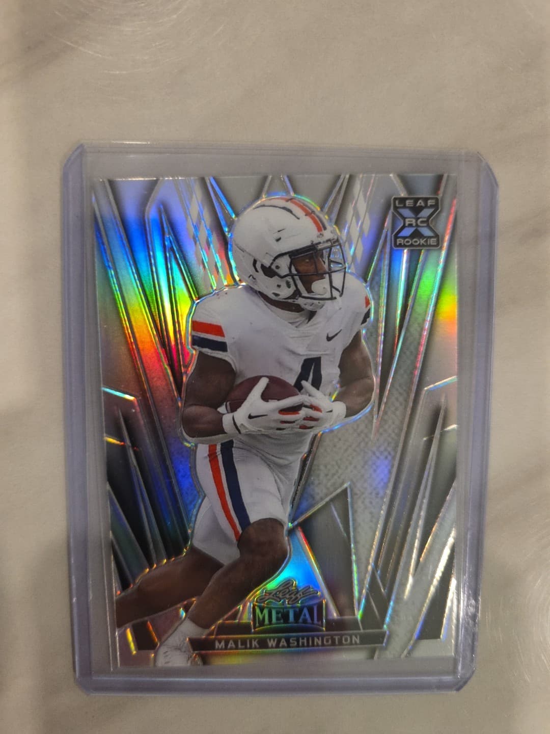 Metal Football Malik 2024 Leaf 2024 Leaf
