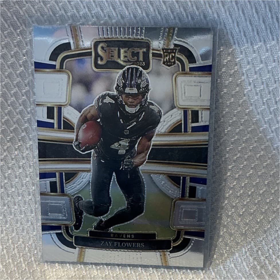 Football Zay Flowers 2023 Panini Select 2023 Panini Select