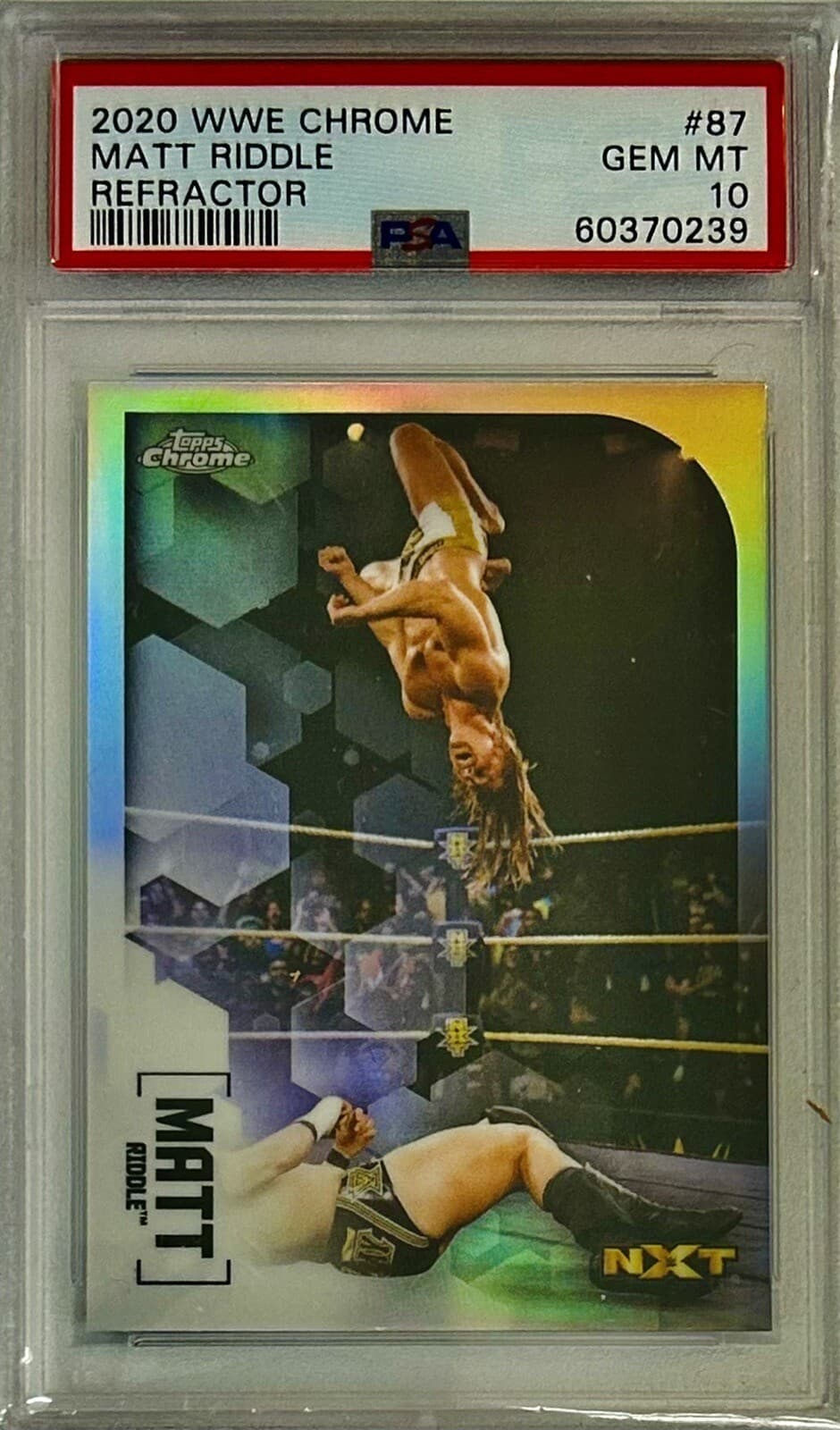 Matt Riddle 2020 Topps Chrome 2020 Topps Chrome refractor