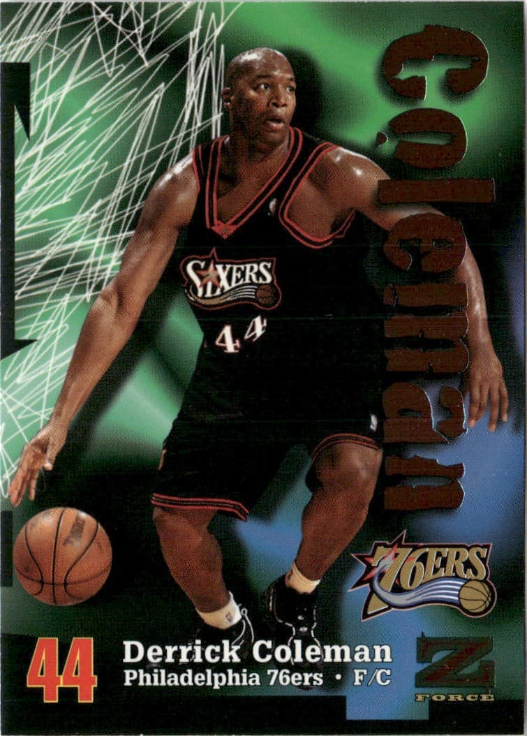 -99 Z-FORCE DERRICK COLEMAN PH 1998 Skybox 1998 Skybox