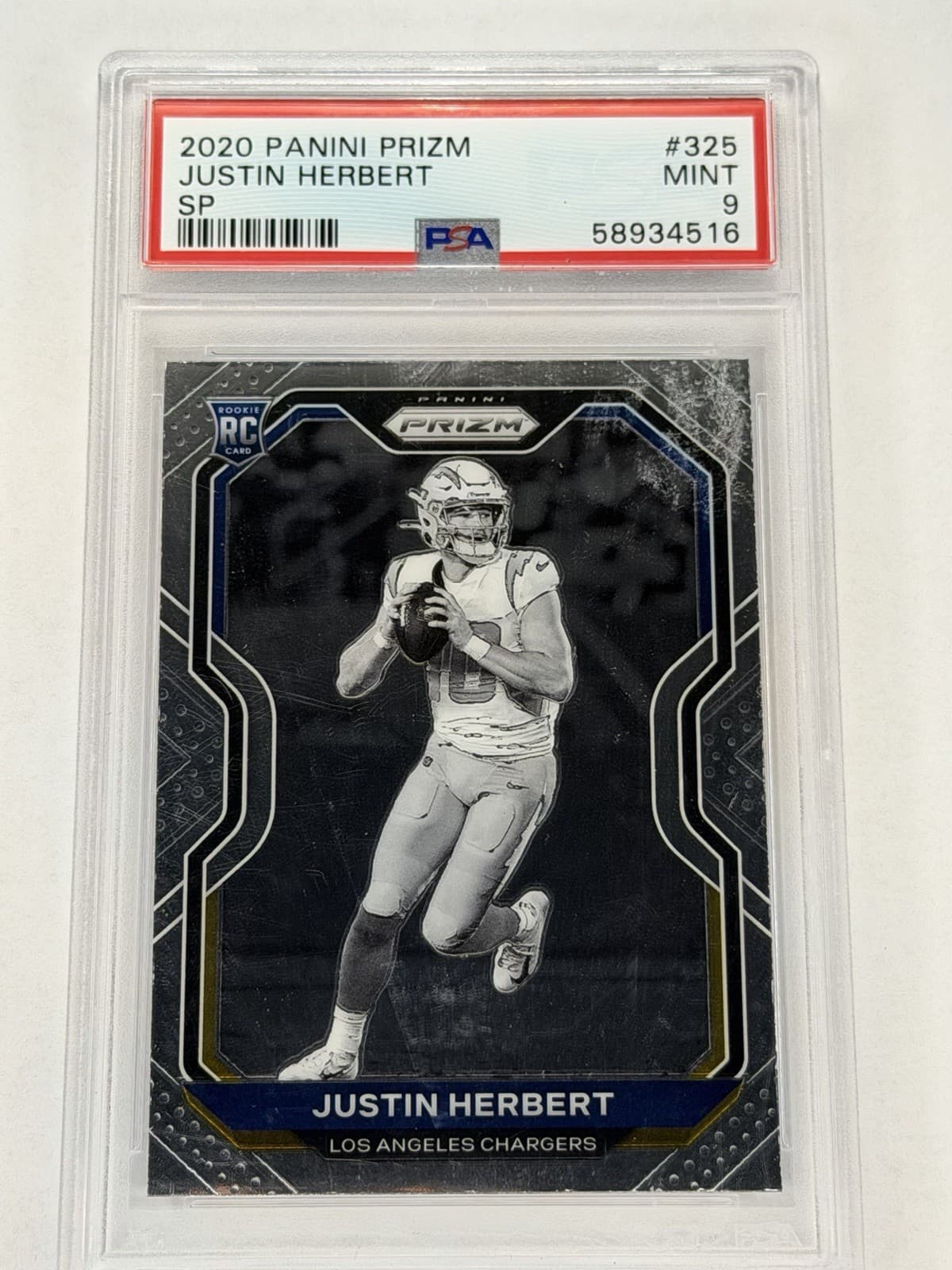 Justin Herbert Negative 2020 Panini 2020 Panini