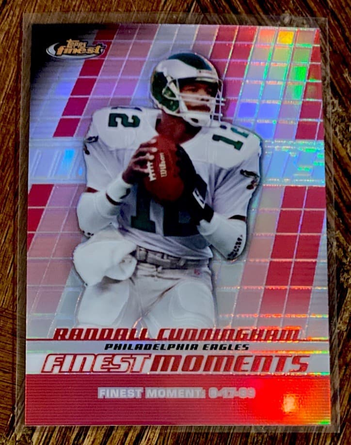 MOMENTS RANDALL CUNNINGHAM PHI 2008 Topps Finest 2008 Topps Finest refractor