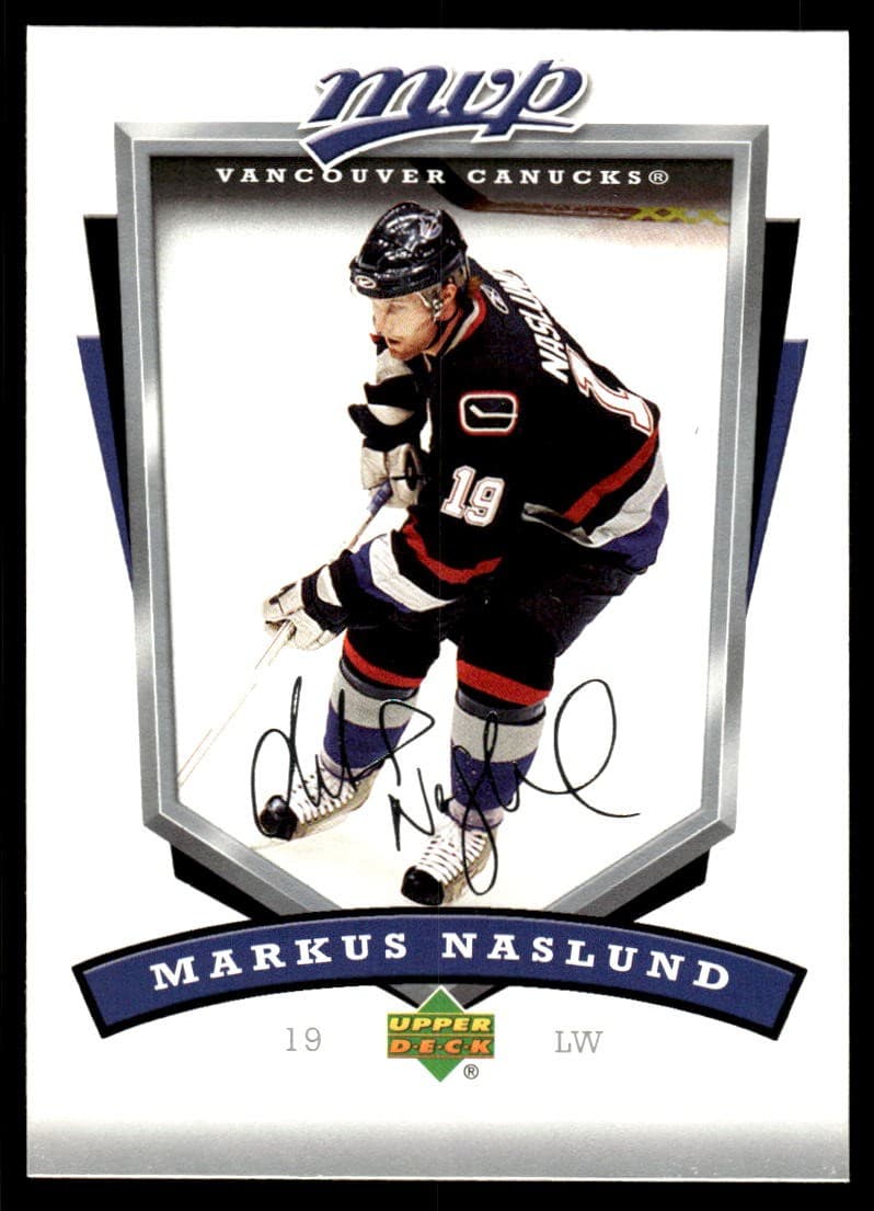Markus Naslund Vancouver 2006 Upper Deck 2006 Upper Deck