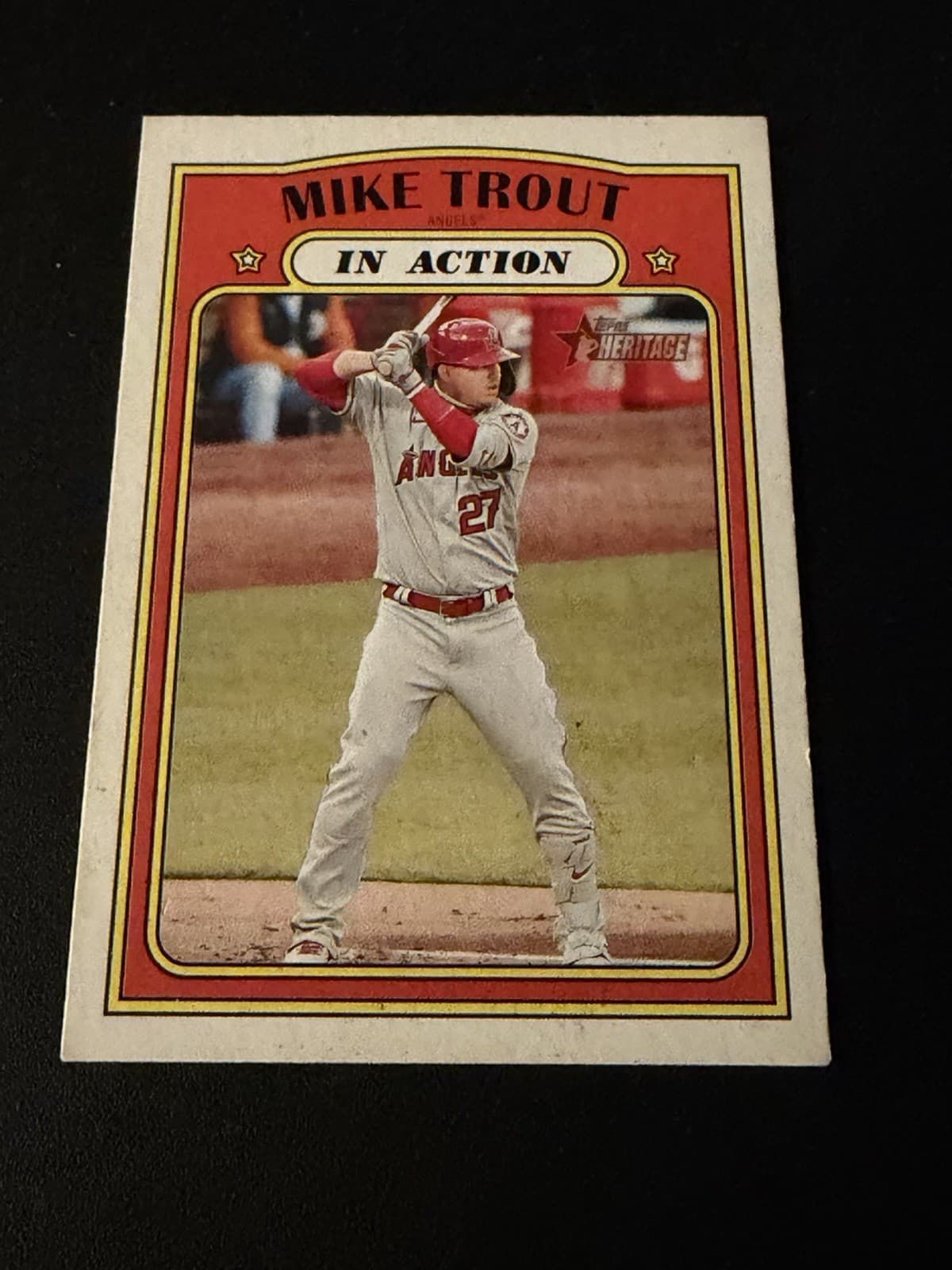 In Action Mike 2021 Topps Heritage 2021 Topps Heritage