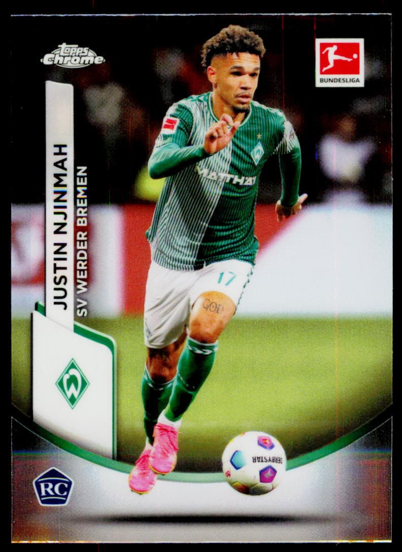 Bundesliga Justin Njinmah 2023 Topps Chrome 2023 Topps Chrome