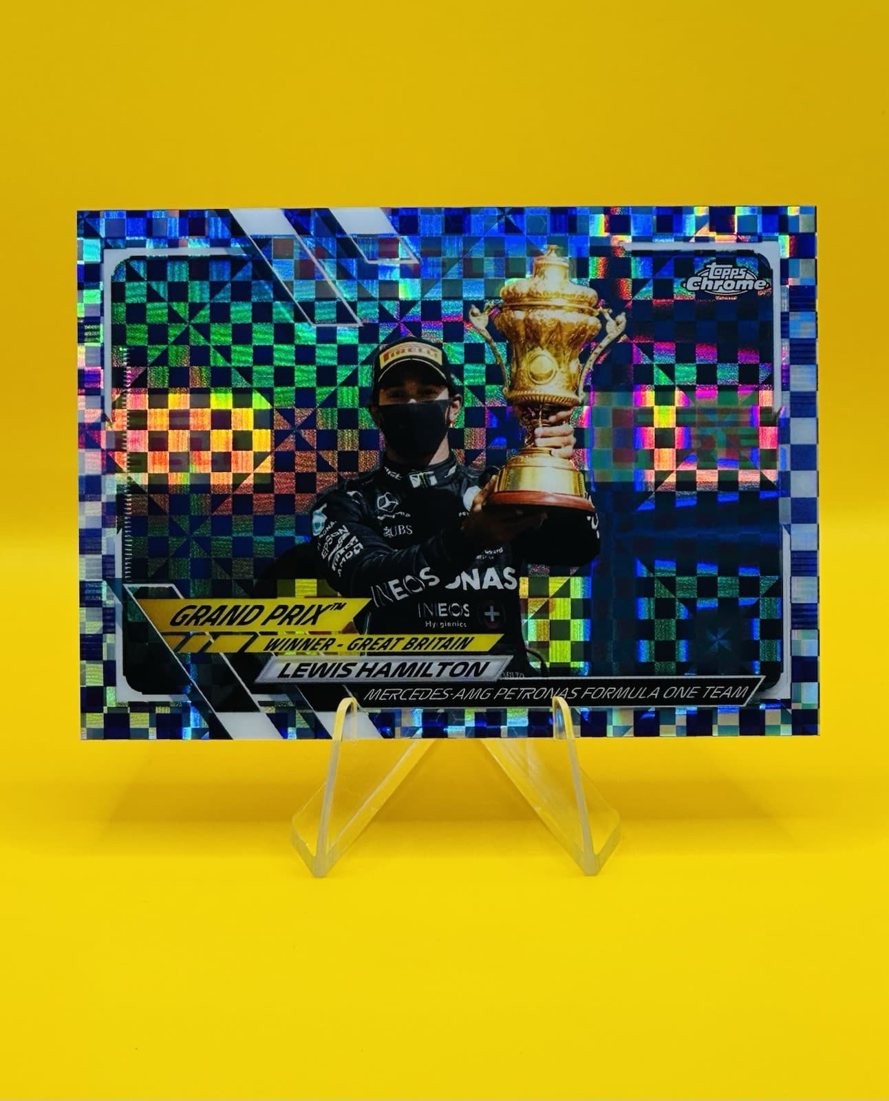 Lewis Hamilton Purple 2021 Topps Chrome 2021 Topps Chrome purple