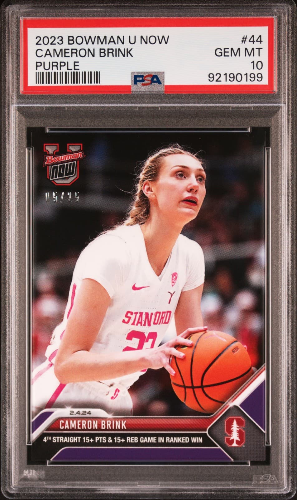Cameron Brink University 2023 Bowman 2023 Bowman