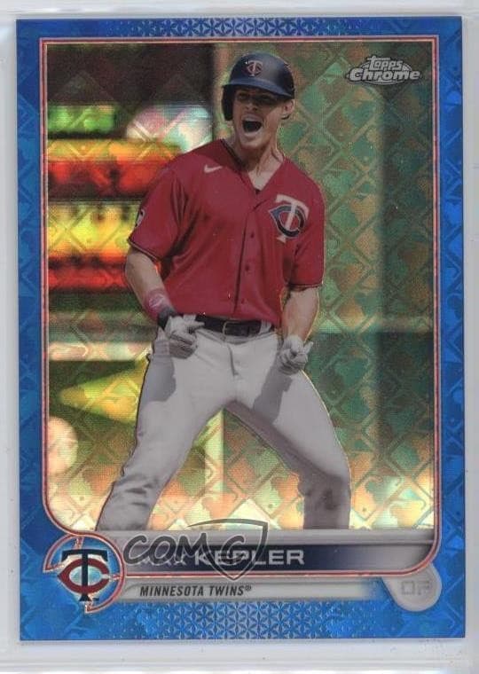 Logofractor Edition Blue 2022 Topps Chrome 2022 Topps Chrome blue-refractor
