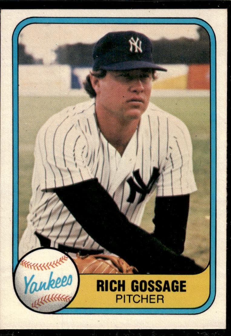 Rich Gossage 1981 Fleer