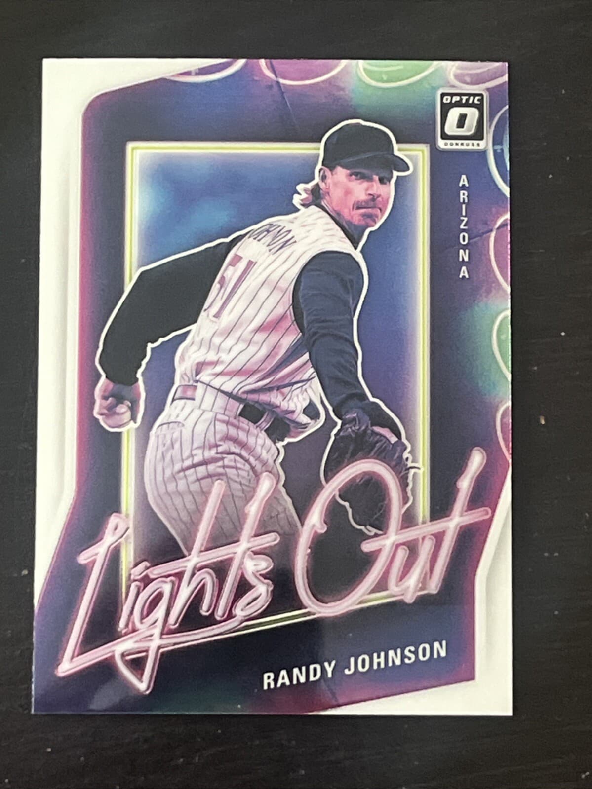 Randy Johnson Lights 2021 Donruss Optic