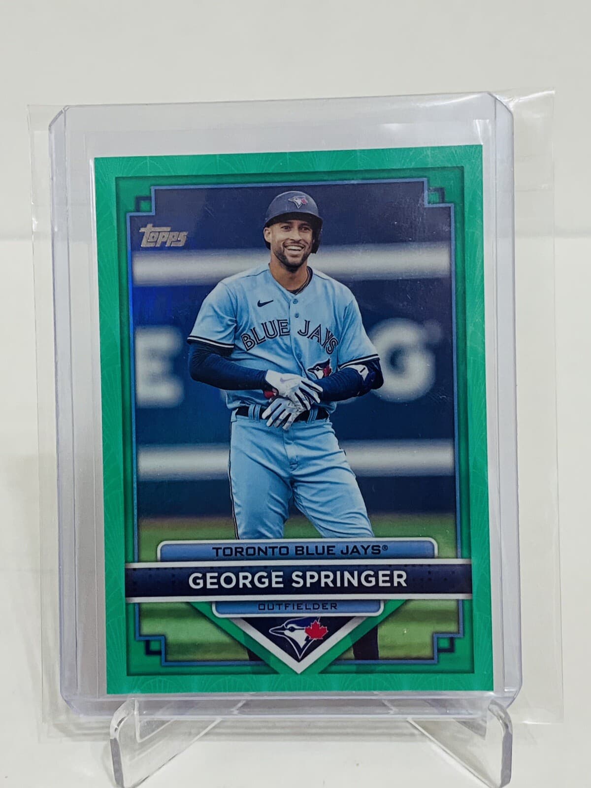 Flagship George Springer 2023 Topps 2023 Topps green