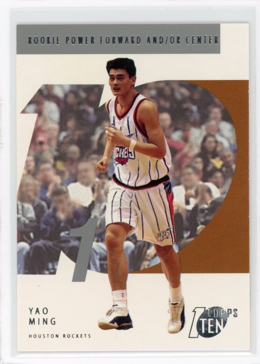 Ten Basketball Yao 2002 Topps