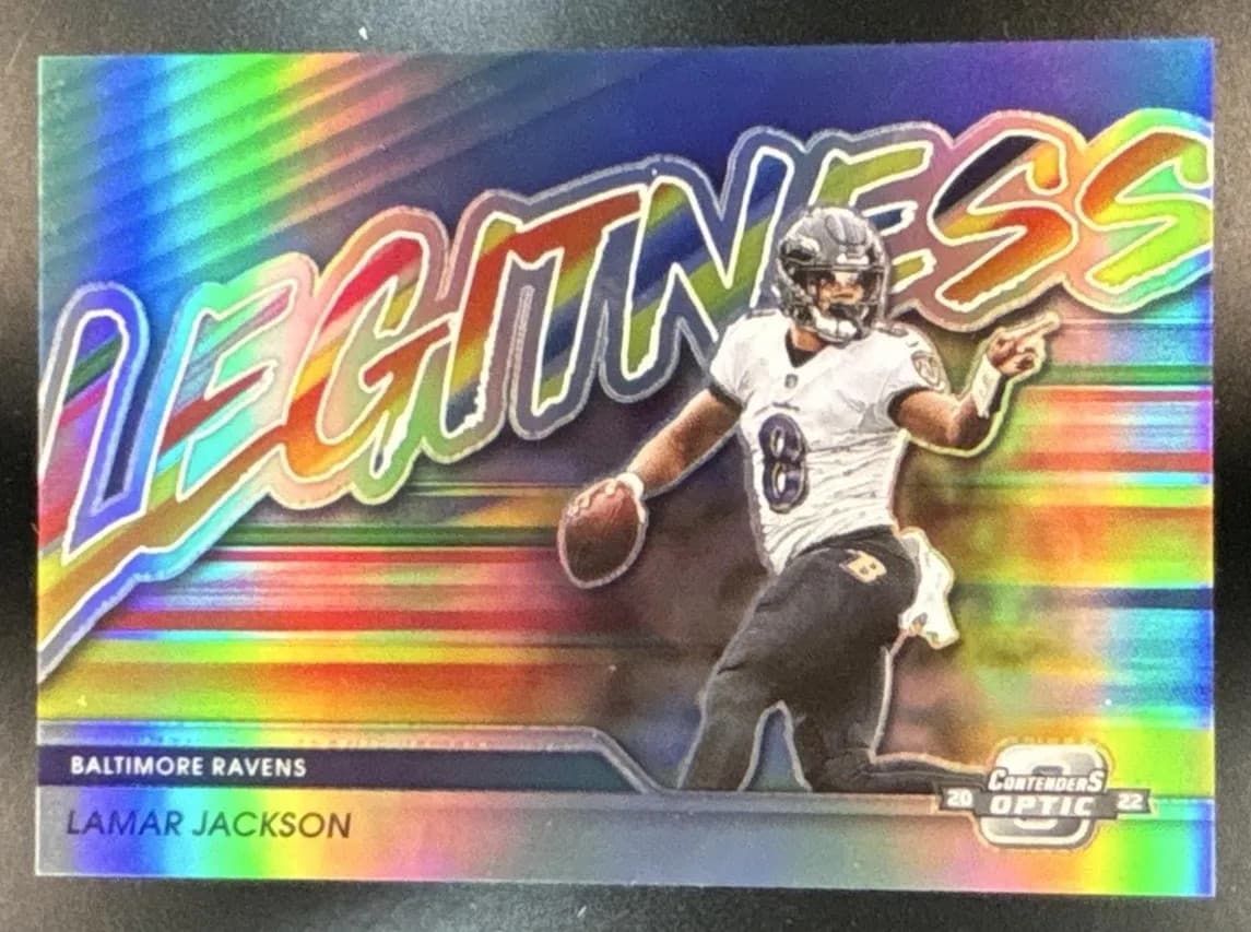 Optic Lamar Jackson 2022 Panini Contenders 2022 Panini Contenders