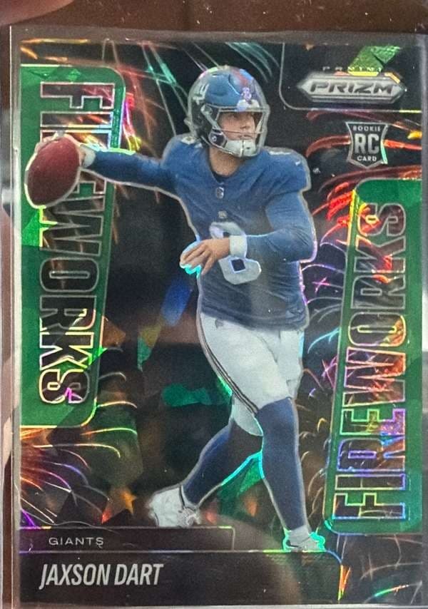 Fireworks Jaxson Dart 2025 Panini Prizm 2025 Panini Prizm