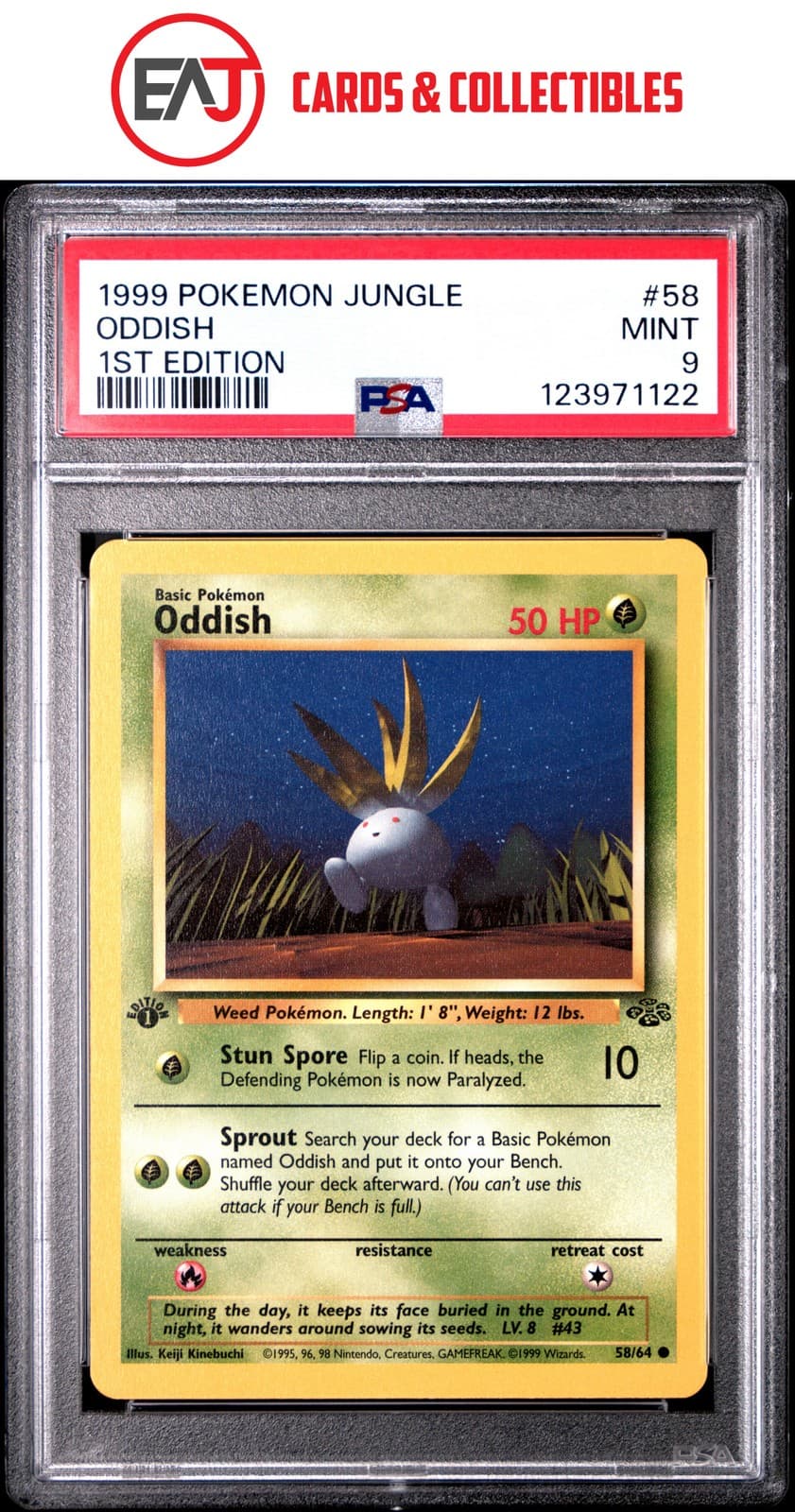 Oddish trading card