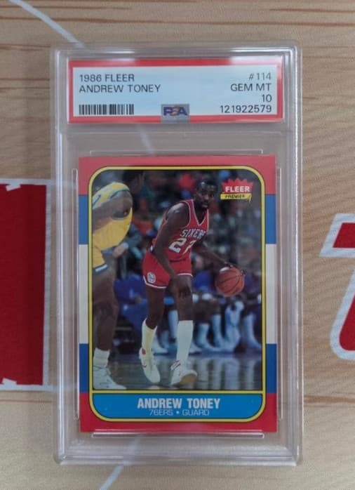 Basketball Andrew Toney 1986 Fleer