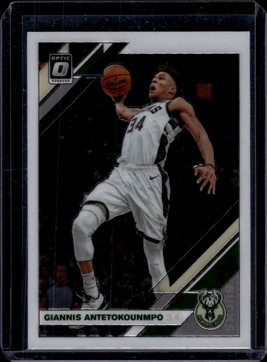 Giannis Antetokounmpo Milwaukee 2019 Donruss Optic 2019 Donruss Optic