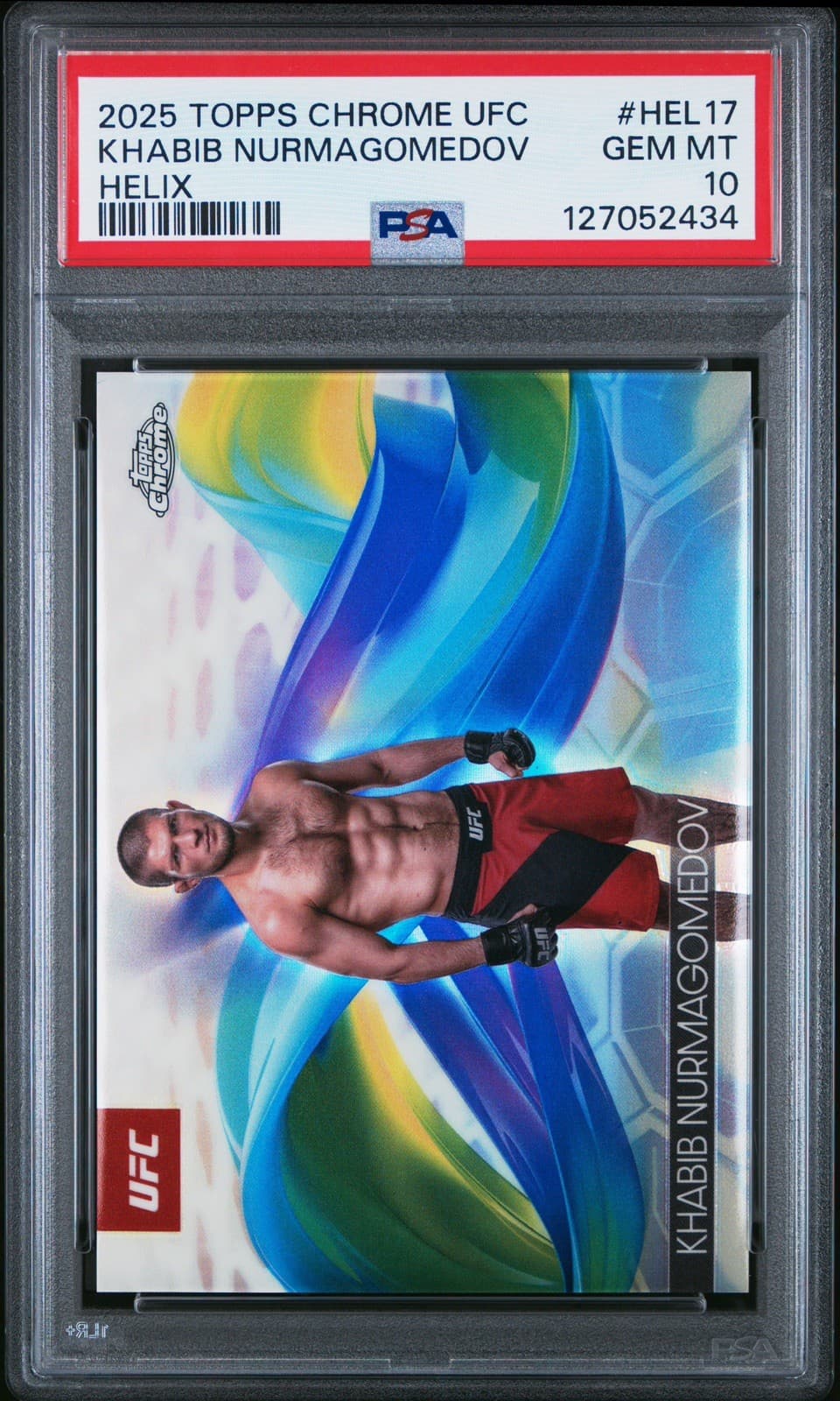 UFC HELIX KHABIB NURMAGOMEDOV 2025 Topps Chrome 2025 Topps Chrome