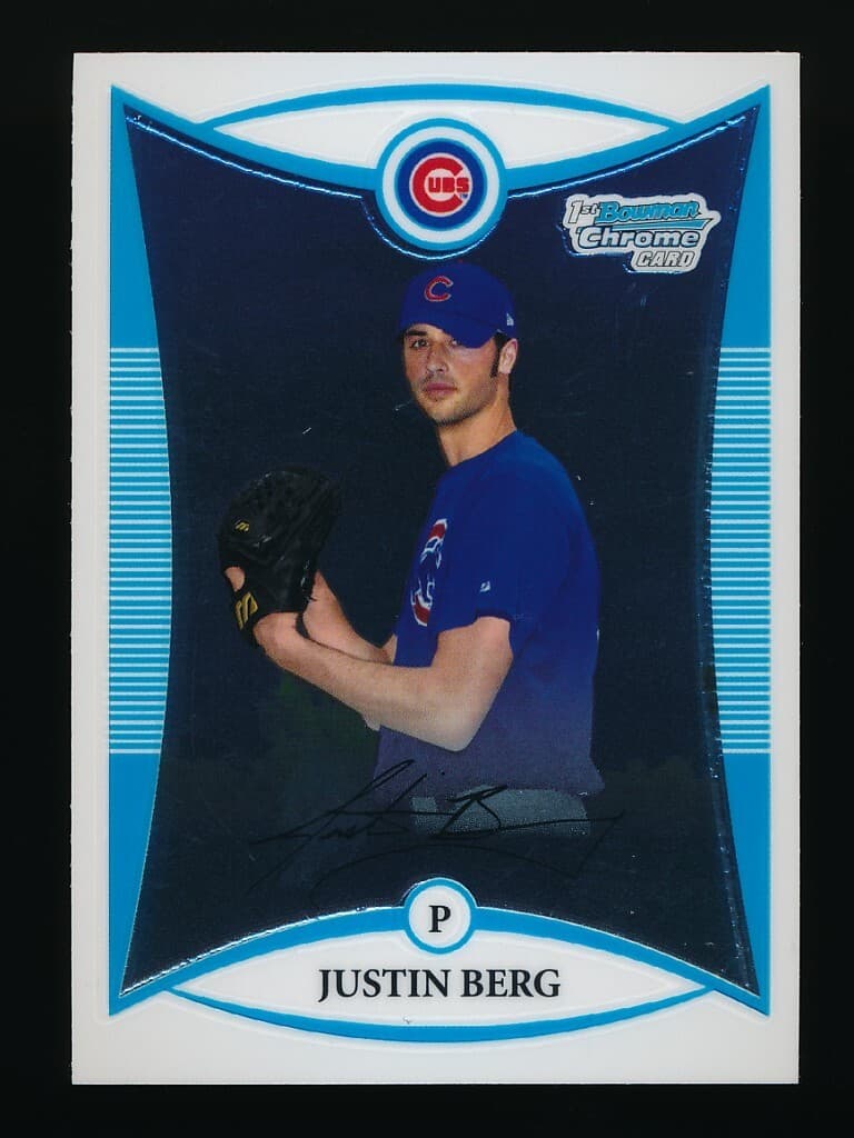 Prospects Justin Berg 2008 Bowman Chrome 2008 Bowman Chrome