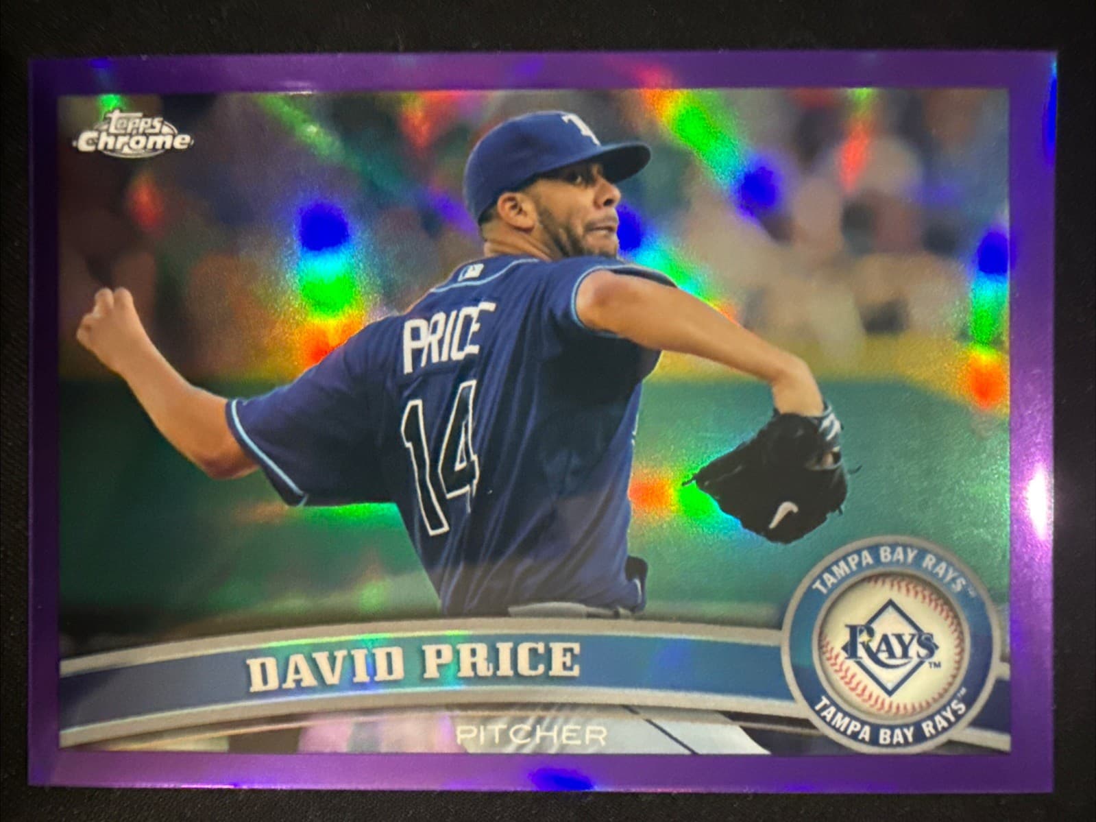 David Price Purple 2011 Topps Chrome