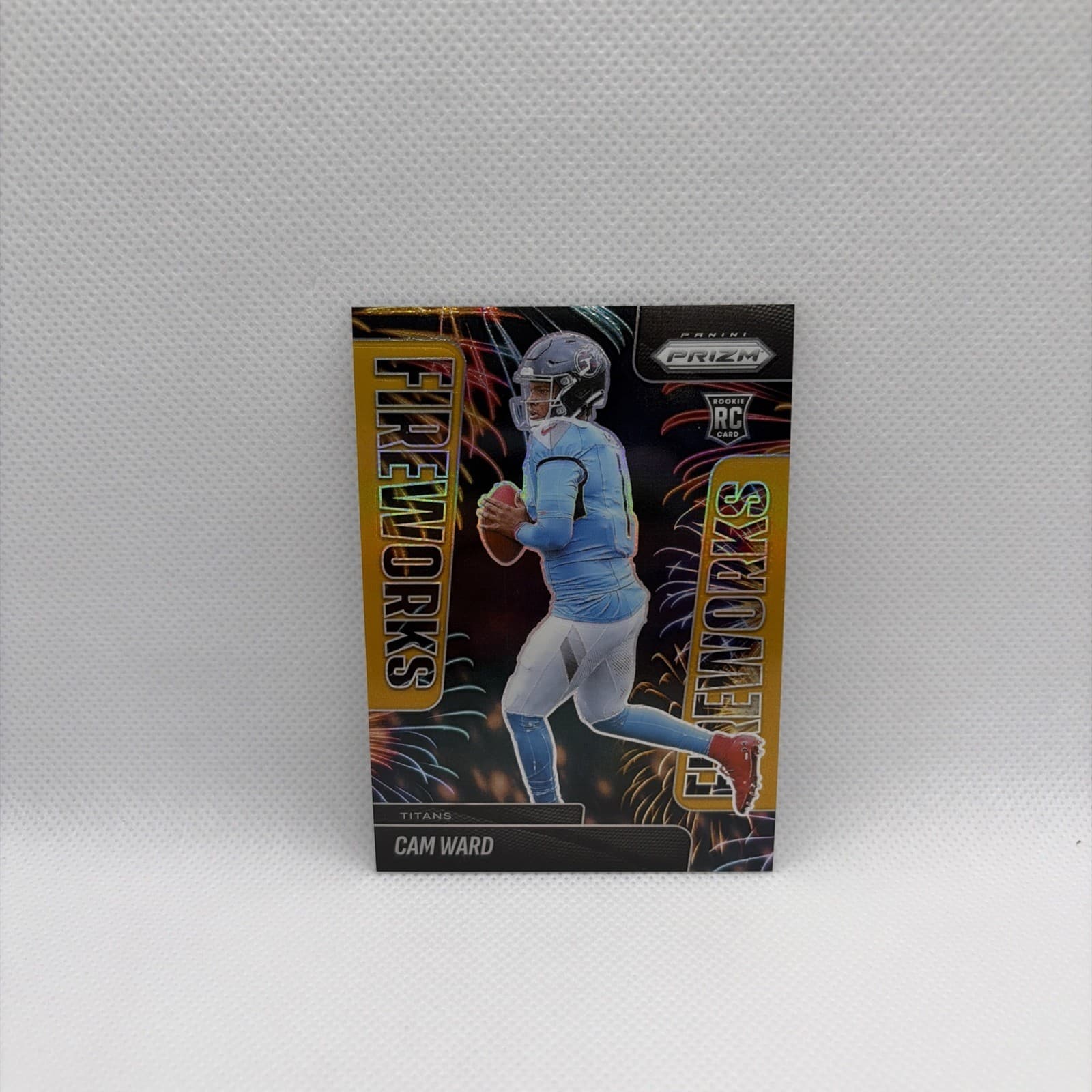 Cam Ward Fireworks 2025 Panini Prizm 2025 Panini Prizm