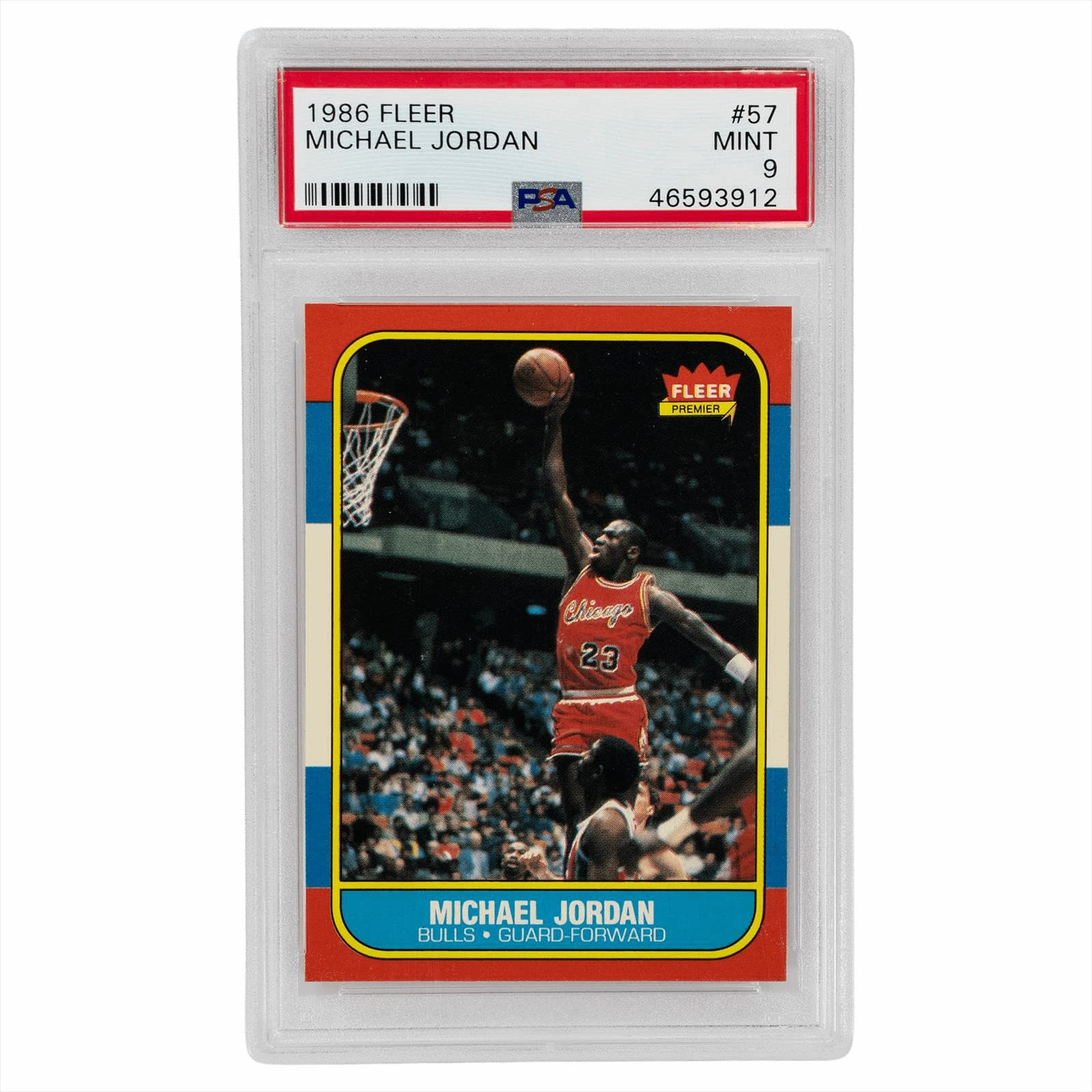 MICHAEL JORDAN 9 1986 Fleer 1986 Fleer