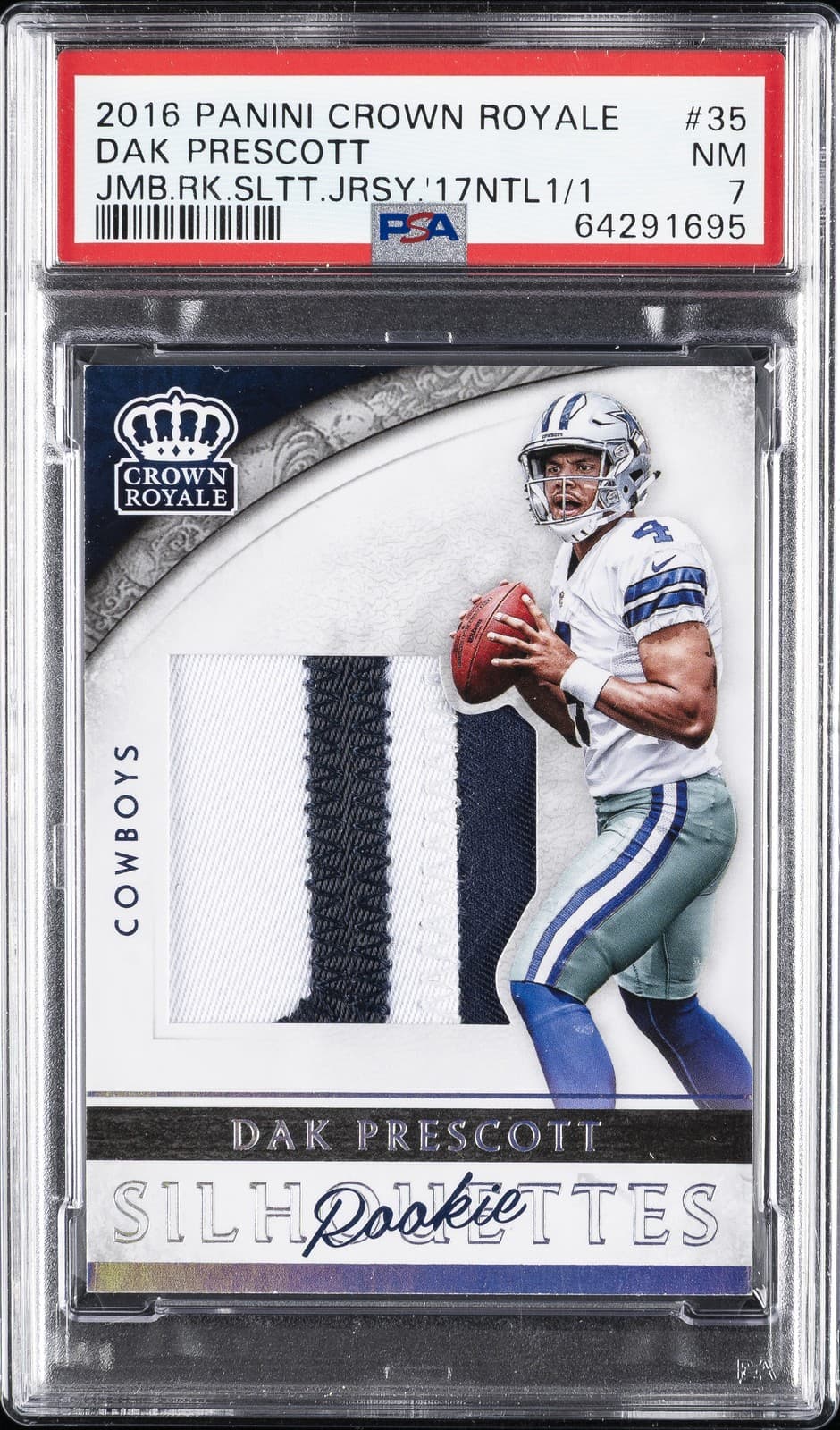 CROWN ROYALE TAG SILO JSY NAT 2016 Panini