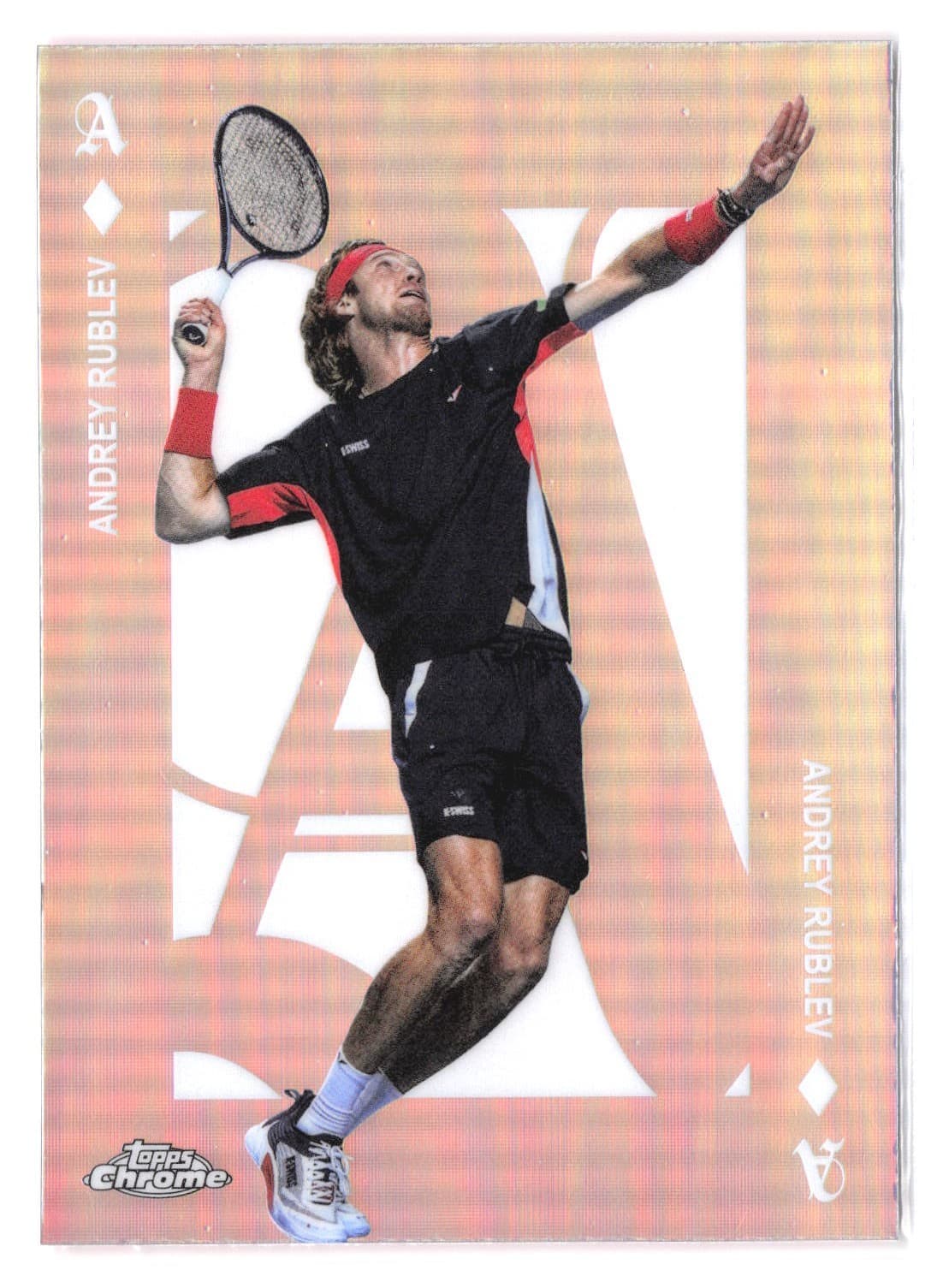 Andrey Rublev 2025 Topps Chrome 2025 Topps Chrome refractor