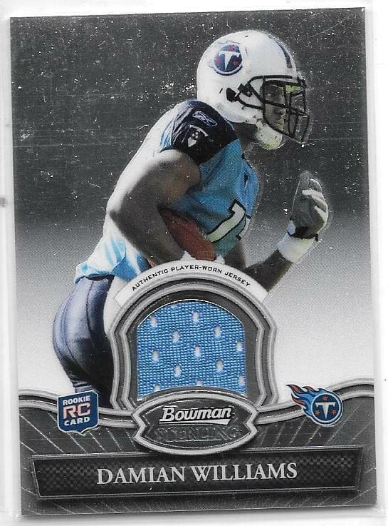 Damian Williams Football 2010 Bowman Sterling