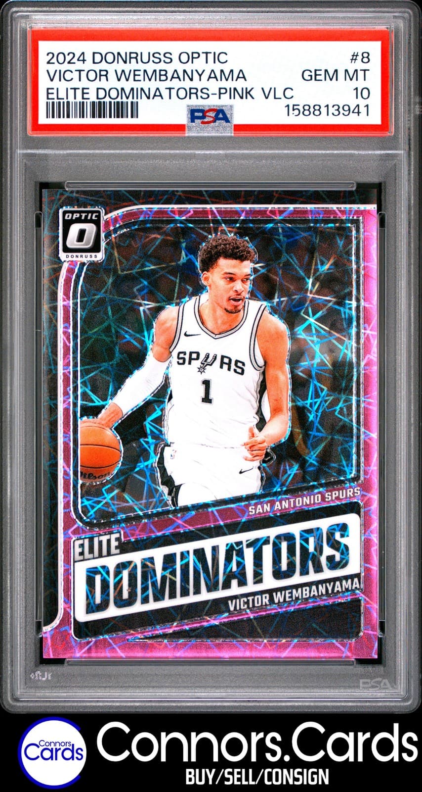 Victor Wembanyama 2024 Donruss Optic 2024 Donruss Optic pink-velocity