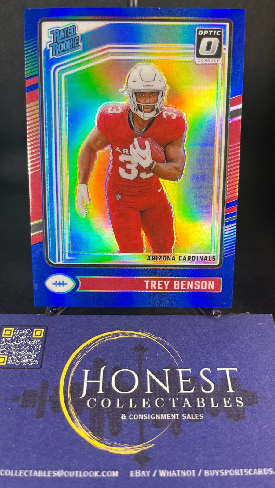 Trey Benson 2024 panini Panini Donruss Optic