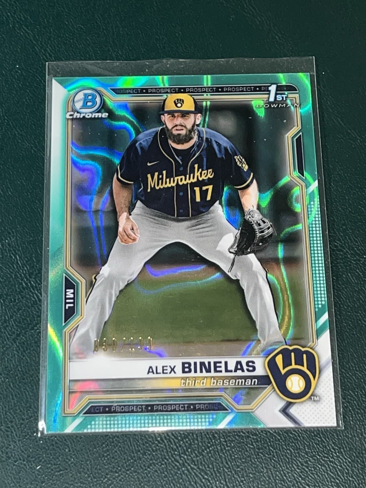 Alex Binelas 2021 Bowman Draft
